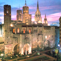 El Barrio Gótico de Barcelona.