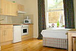 La típica habitación de los Estudios Earls Court La típica habitación de los Estudios Earls Court