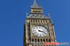 Unas de las caras del Big Ben a las tres y veinte de la tarde