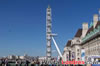 El London Eye de lado mostrado su inmensidad